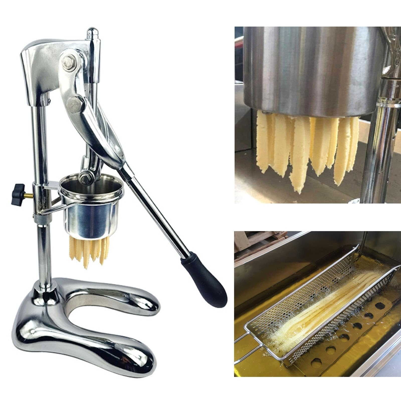 Footlong - Máquina para hacer fideos de patatas, 30 cm, para cocina y restaurantes