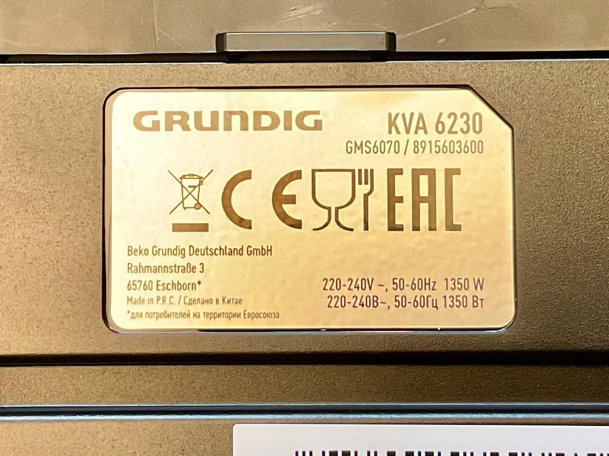 GRUNDIG KVA 6230 Kaffeevollautomat für 222€ (statt 307