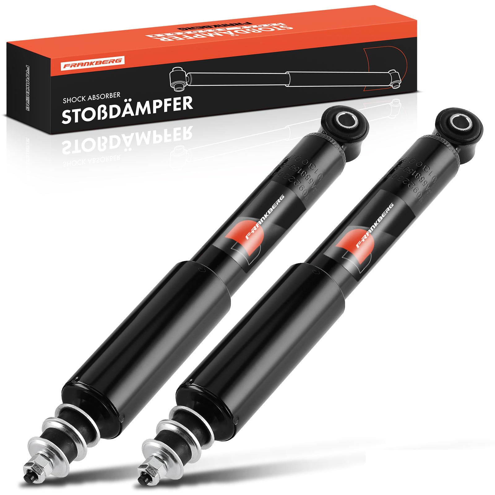 Frankberg 2x Stoßdämpfer Vorderachse Für Nissan Navara D22 & NP300 - Gasdruck Einrohr