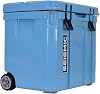 Seismic Audio - RC37NS-Blue - Rolling 37 Quart Blue Rotomolded Hard Cooler Box with Handle