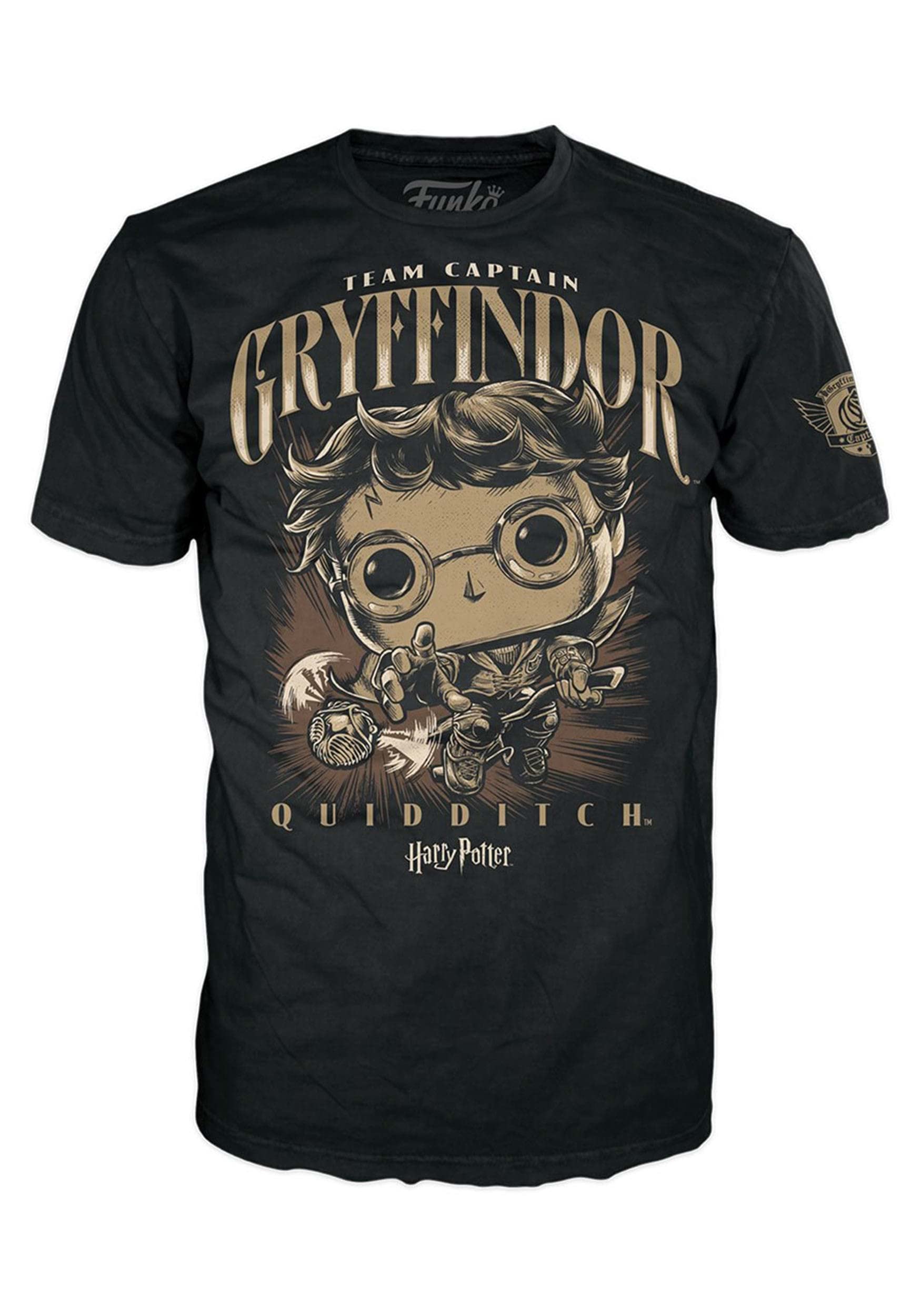 FunkoFunko pop boxed tee: harry potter - quidditch harry, adult extra medium