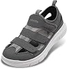 FitVille Diabetic Sandals Men's Extra Wide Orthopaedic Shoes with Fastening Adjustable Health Shoes for Seniors Shoes