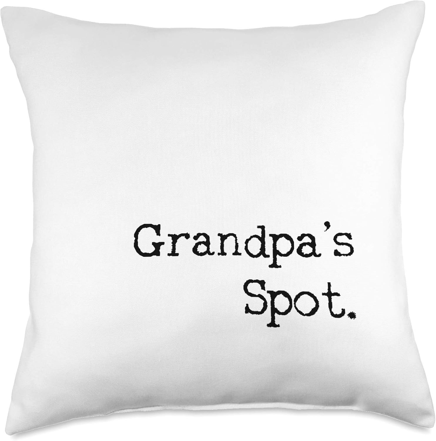 Grandpa's Spot gift for Grandpa Throw Pillow