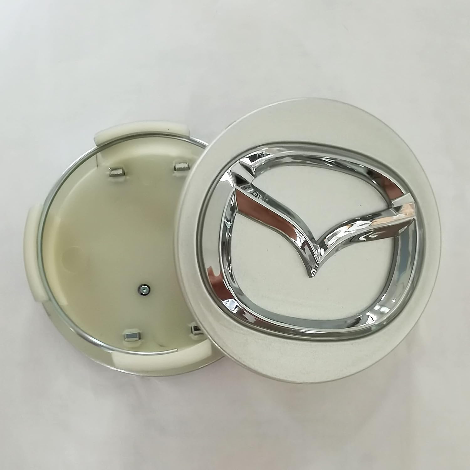 9PCS Wheel Center Caps Compatible with Mazda, 56mm Rim Wheel Center Hub Caps Covers Compatible with Mazda 3 5 6 Atenza Axela CX4 CX5 CX6 CX-7 CX-9 RX-8 Etc(Silver)