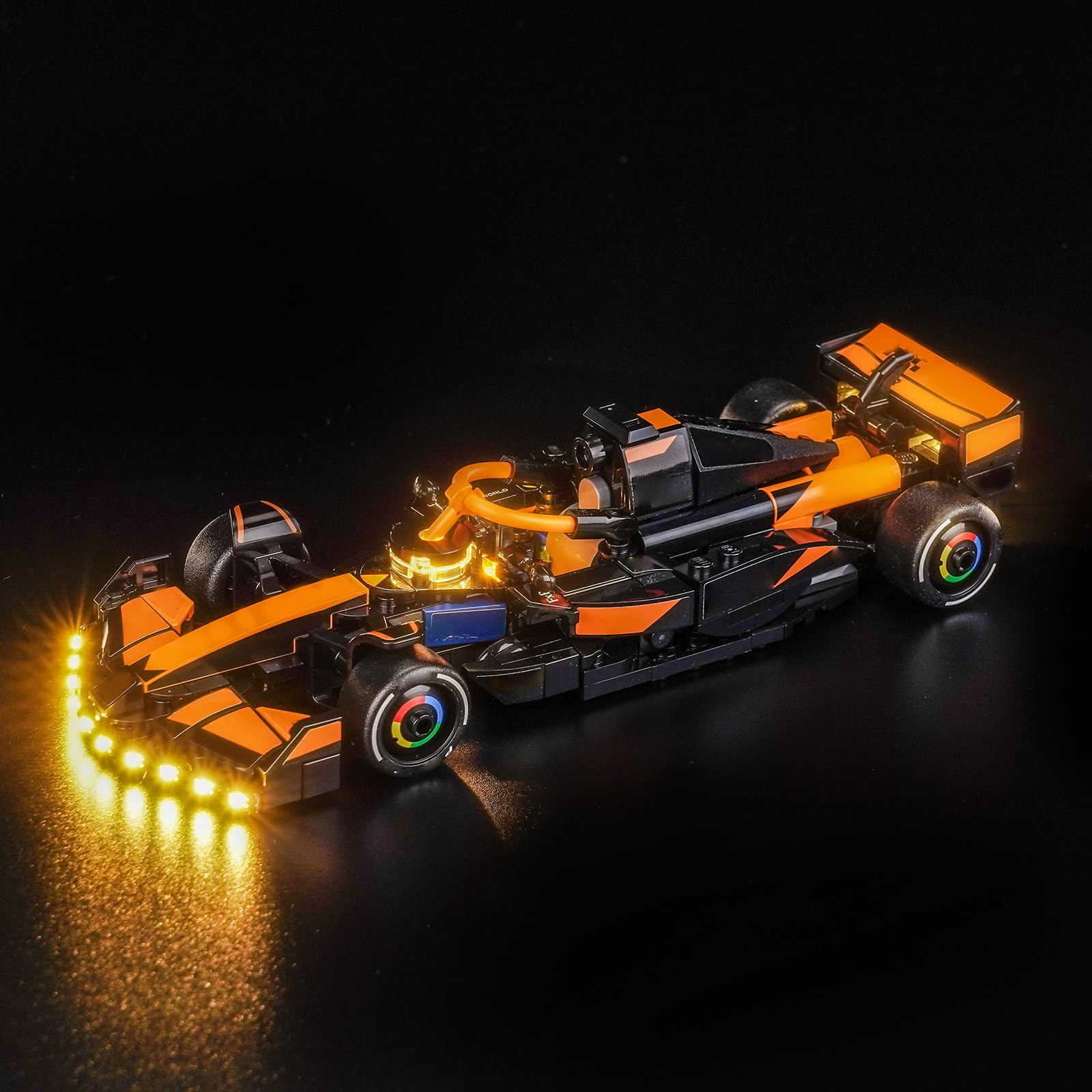 BrickBling Light Only, Compatible with Lego Speed Champions McLaren F1 Team MCL38 - Not Come with Car (77251)