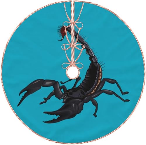 Miniatura 21 de Falda de árbol de Navidad con estampado de cámara retro y fresca, para interiores y exteriores, suministros de decoración de fiesta de Navidad