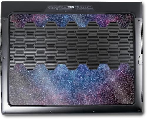 Miniatura 3 de MightySkins - Kit de envoltura completa con purpurina brillante compatible con Alienware M18 R1 (2023) - Nebula  Acabado protector y duradero con