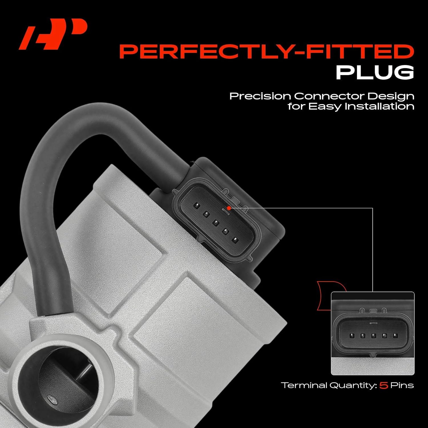 A-Premium Secondary Air Injection Check Valve Compatible with Toyota 4Runner 2012-2022, FJ Cruiser 2012-2014, 4.0L, Air Pump Check Control Valve