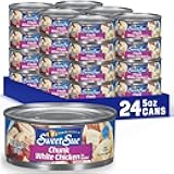 Sweet Sue Canned Chicken Breast with Rib Meat in Water - 11g Protein per Serving - Gluten Free, Keto Friendly - White Chicken Chunks Great for Snack, Lunch or Dinner Recipes - 5 oz (Pack of 24)