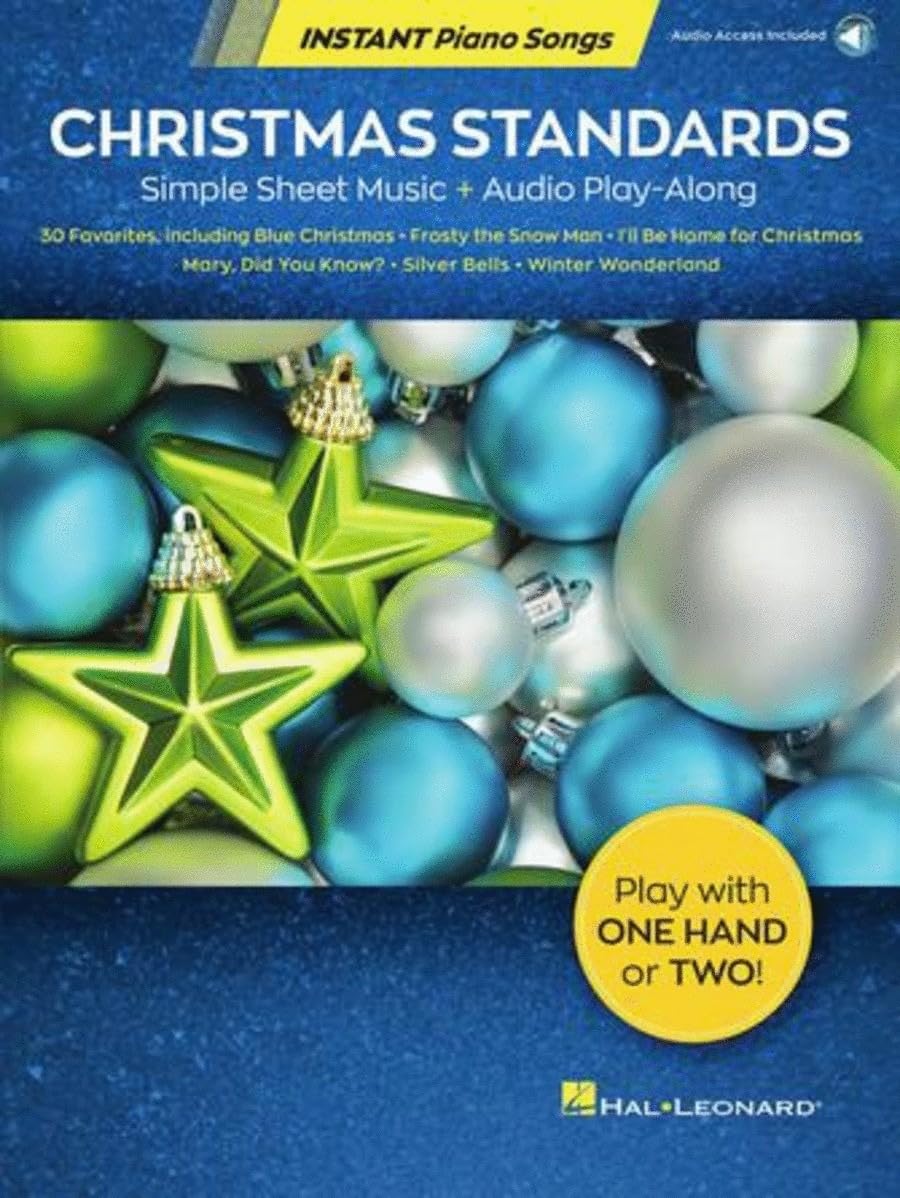 Instant Piano Songs: Christmas Standards - Simple Sheet Music with Audio Play-Along