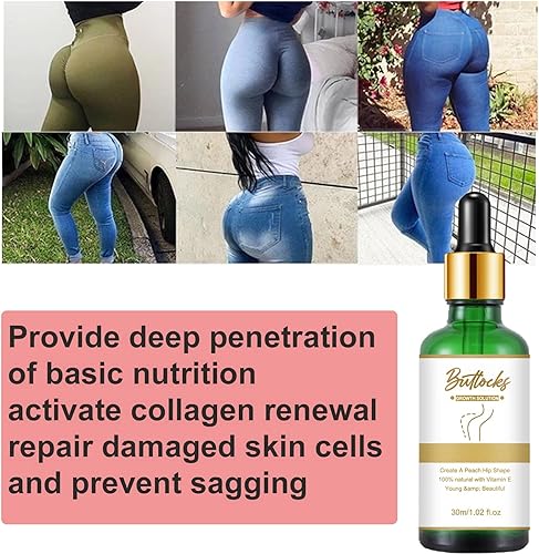 Miniatura 2 de 2 piezas Hiplift - Aceite esencial para realzar los glúteos, aceite esencial para mujeres, aceite de masaje de hierbas naturales para levantamiento