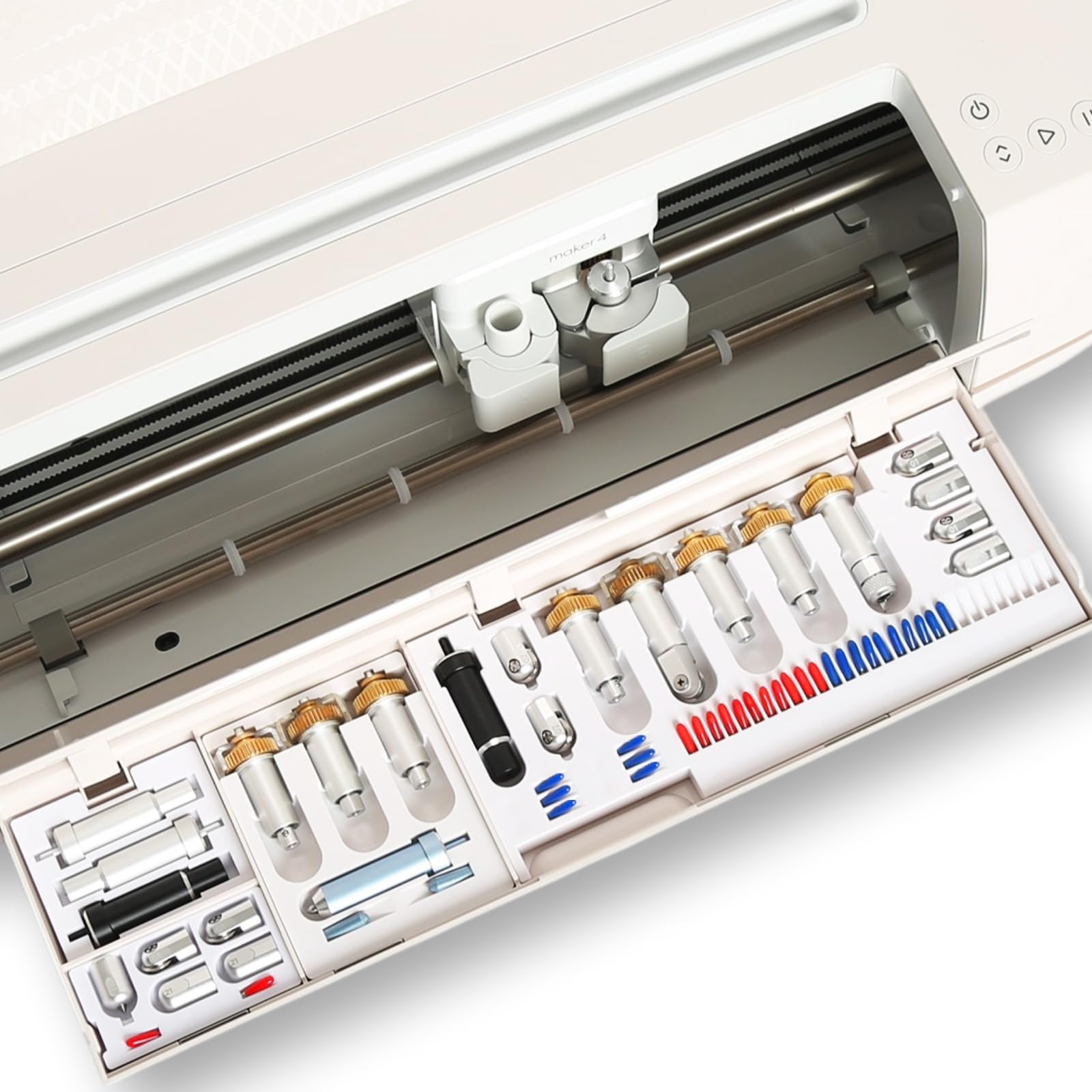 Tool Organizer for Cricut Maker 3 & Maker, Blade Storage Accessories and Supplies for Cutting Blades, Cutting Machine Organization and Storage Tools, Knife and Blade Organizer (Blade Mod)