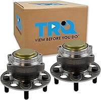 Vista 43 de TRQ Par de conjunto de cubo de cojinete de rueda delantera izquierda derecha, 2 piezas compatible con Lexus GX460 2003-2009 GX470 2003-2023 Toyota