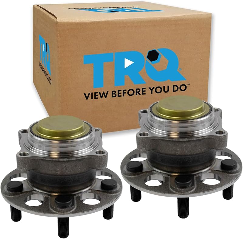 Kit de rolamentos e cubos de roda traseiros TRQ com sensor ABS para Honda Ridgeline – 2 peças
