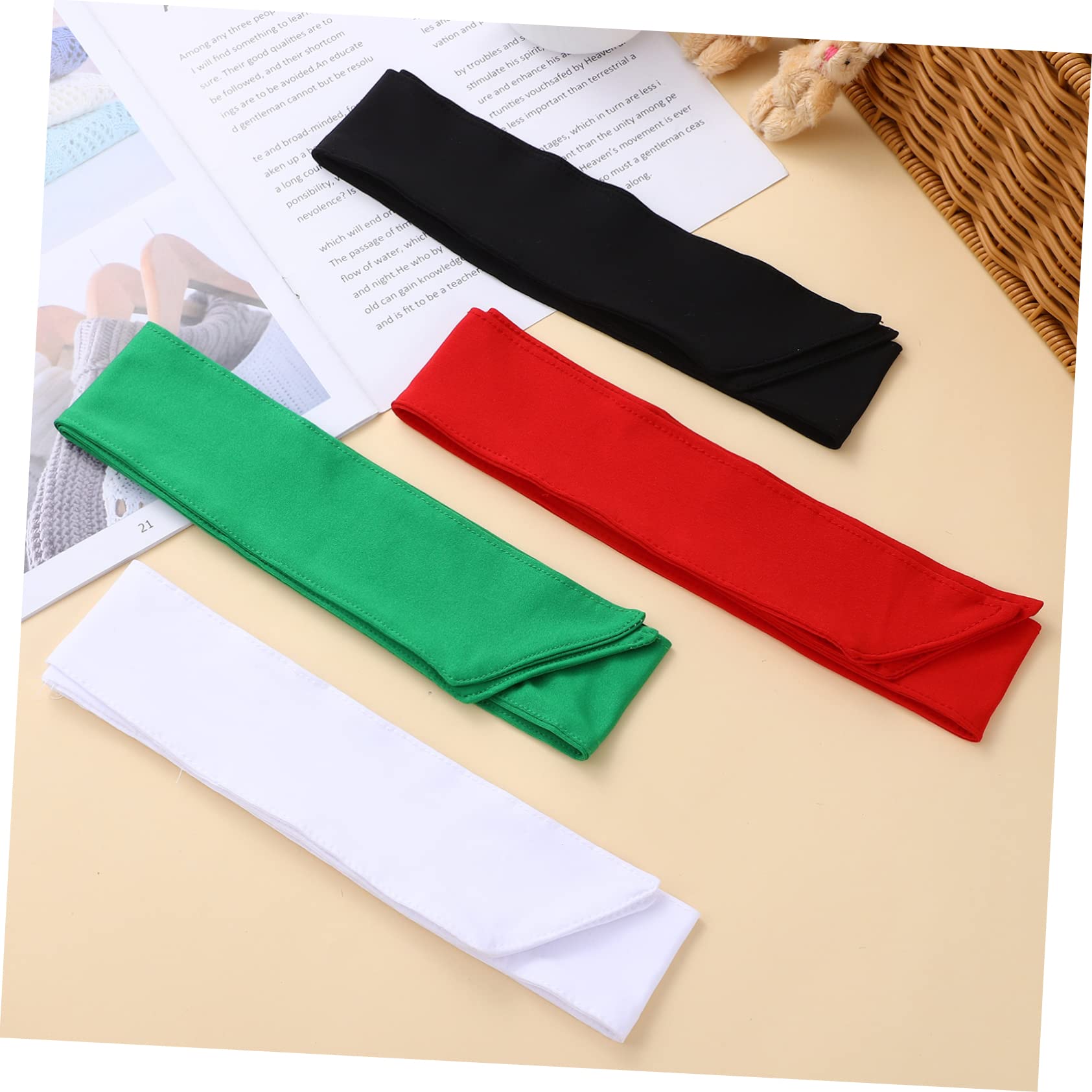 FOMIYES 8 Pezzi Fascia Sportiva Fascia Tennis Fasce Per Gli Uomini Fasce Per La Testa Per Fasce Per Donna Fascia Per Cravatta Fascia Per La Testa Elasticizzata Fascia Per