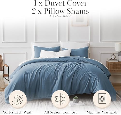 Miniatura 2 de Southshore Fine Linens - Juego de fundas para edredón de gran tamaño, 3 piezas