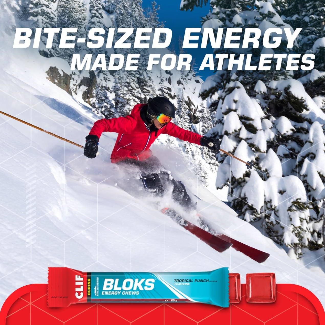 CLIF Bloks Energy Chews Orange (25mg Caffeine) 18 X 60g – Wholefood - View #7