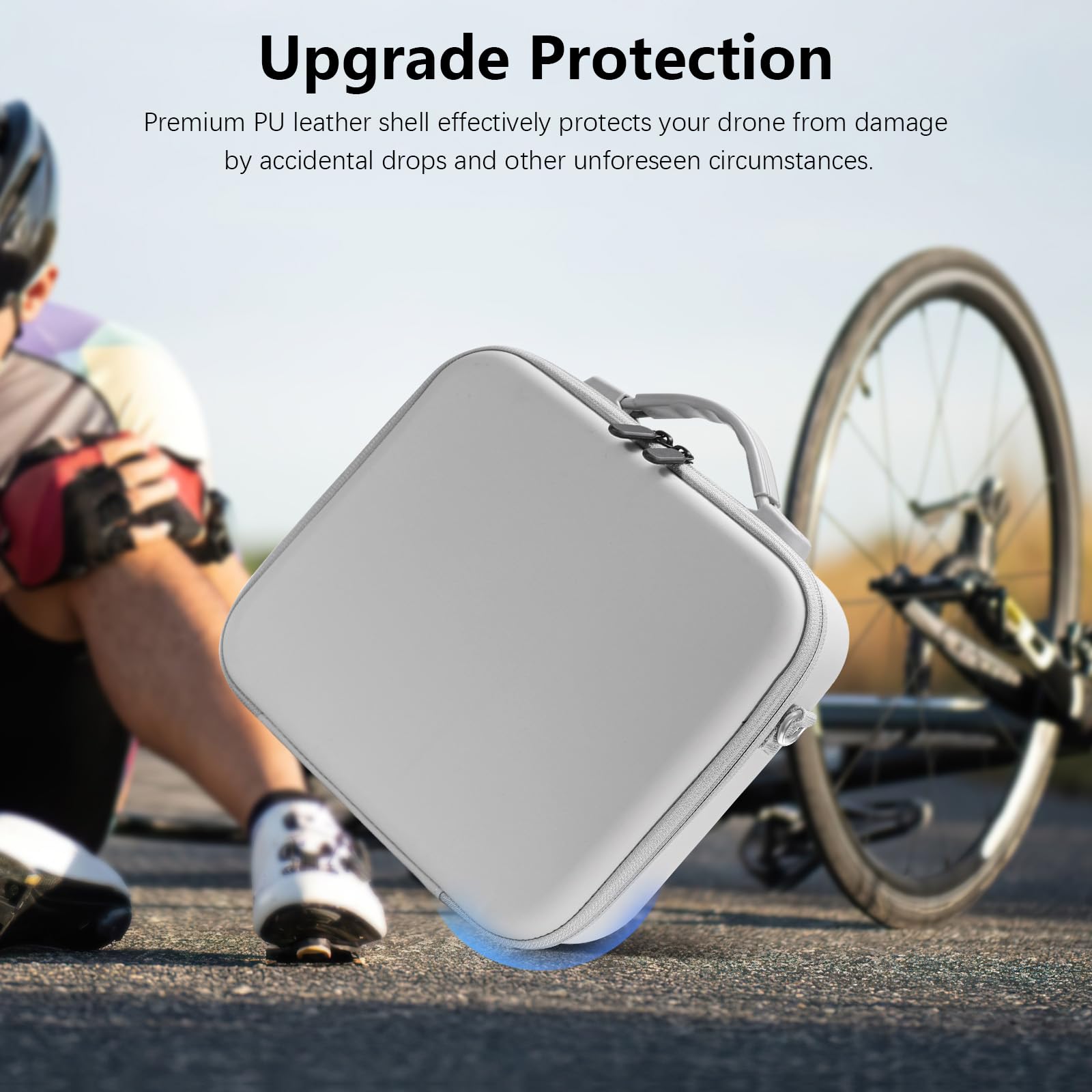 FPVtosky Drone Custodia impermeabile per DJI Neo Fly More Combo con DJI RC-N3 Drone Custodia Protezione Caduta Compatta Borsa Borsa Borsa di Stoccaggio Accessori Protezione Grigio, grigio.