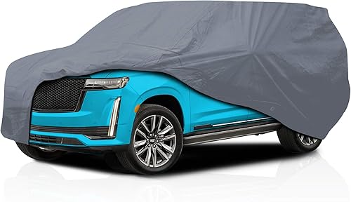 Funda de coche de 5 capas para Cadillac Escalade 1999-2020 de 4 puertas SUV SWB solamente, no para ESV Semi Personalizado, cobertura completa,