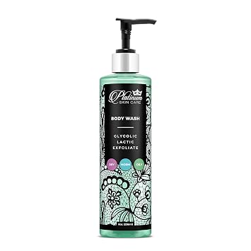 Platinum Skin Care Glycolic & Lactic Bodywash 8.5oz.