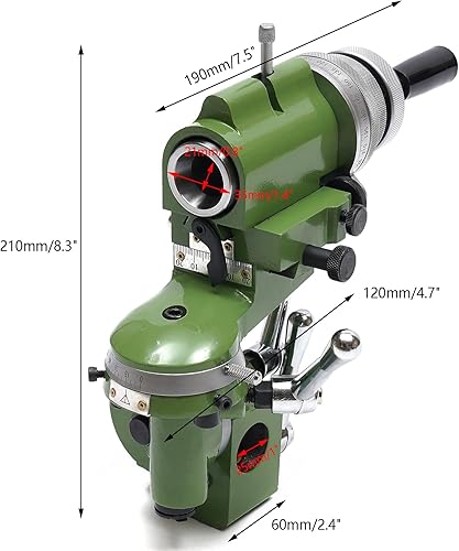 Miniatura 7 de Rectificadora universal para afilar piezas de soporte de herramientas tipo U2 multiusos, herramienta de montaje, herramienta de torno, herramienta