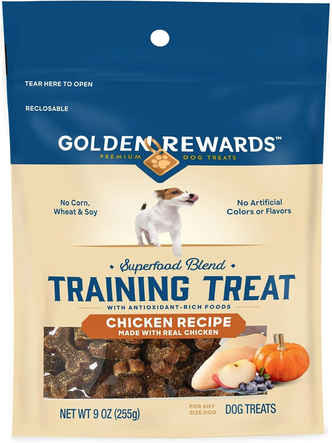 Golden Rewards Superfood Dog Training Treats,...