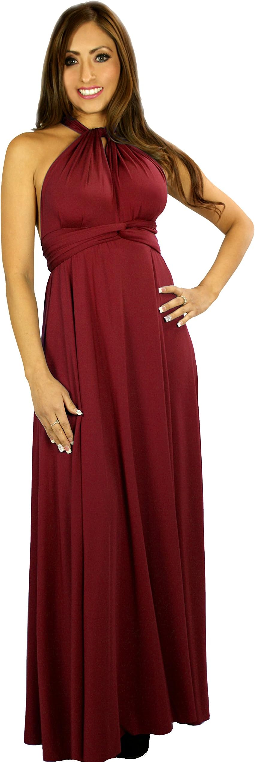 Marsala Women's Convertible Infinity Dress Long Maxi Full Length
