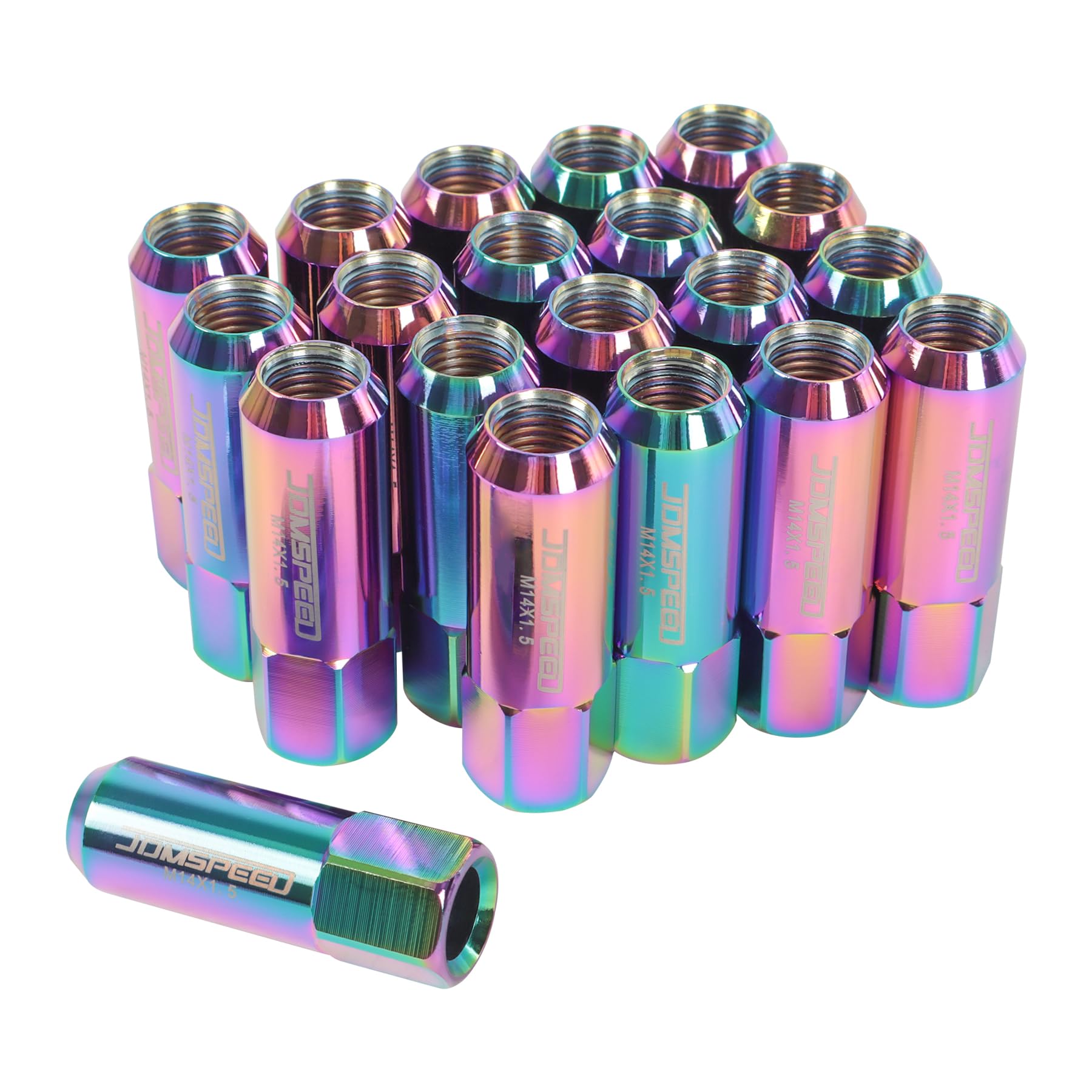 Tuercas forjadas de alta resistencia de aluminio de 60 mm jdmspeed 8
