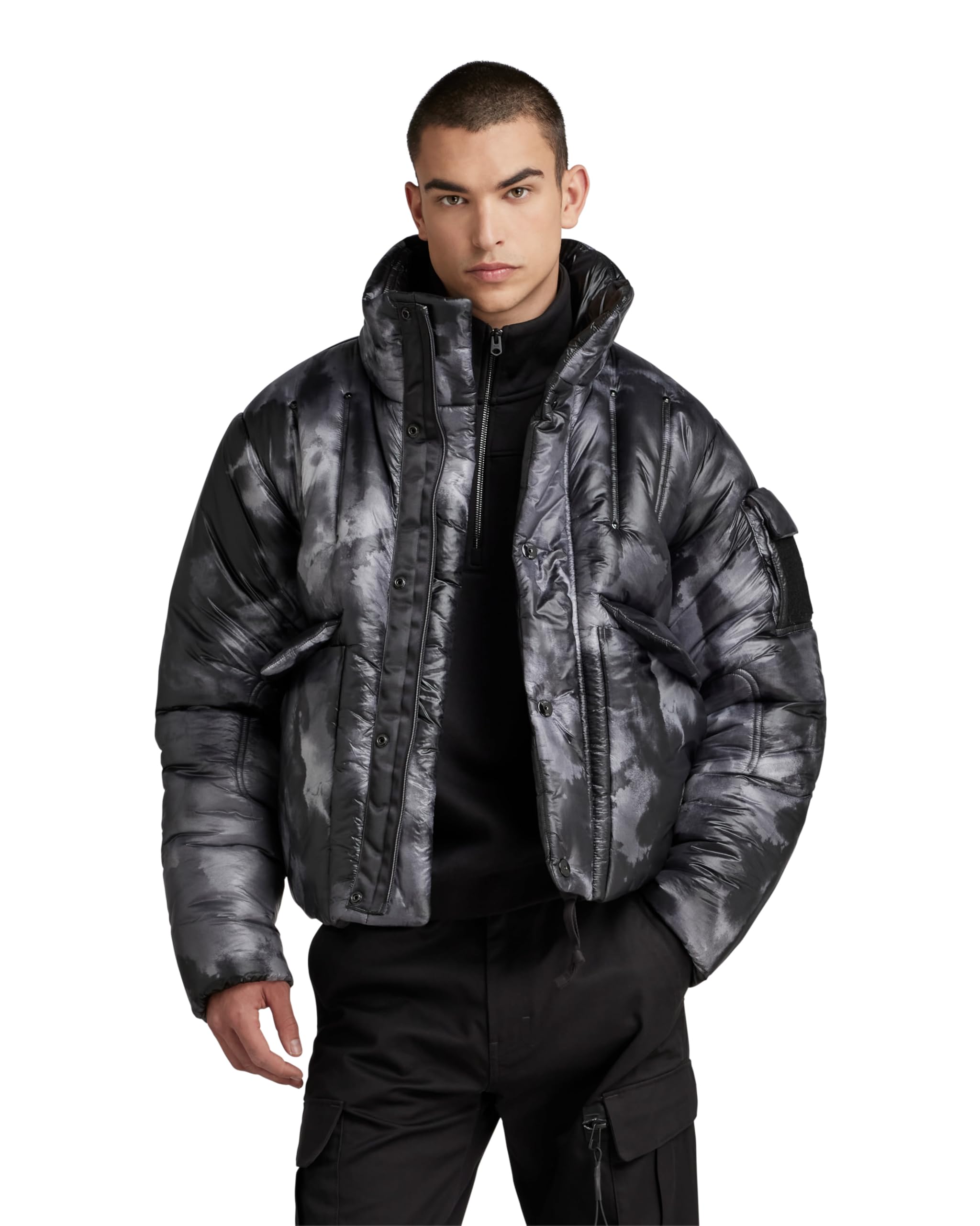 Amazon.co.jp: [ジースターロゥ] ジャケット 中綿 アウター メンズ