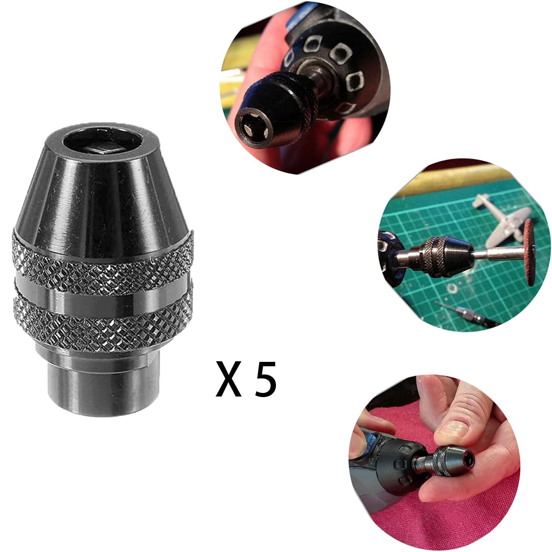 Dremel Chuck - 5 Pack Quick Change Keyless -5