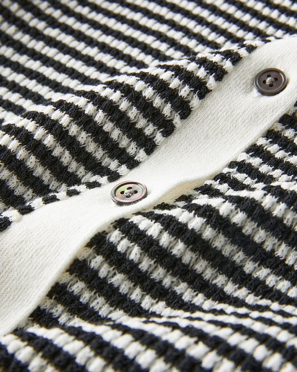 ドゥクラッセ] リネン混 ニット タック編み カーディガン レディース 30554