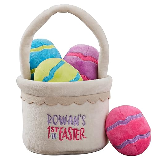 Personalization Universe My First Easter Personalized Plush Easter Basket with Plush