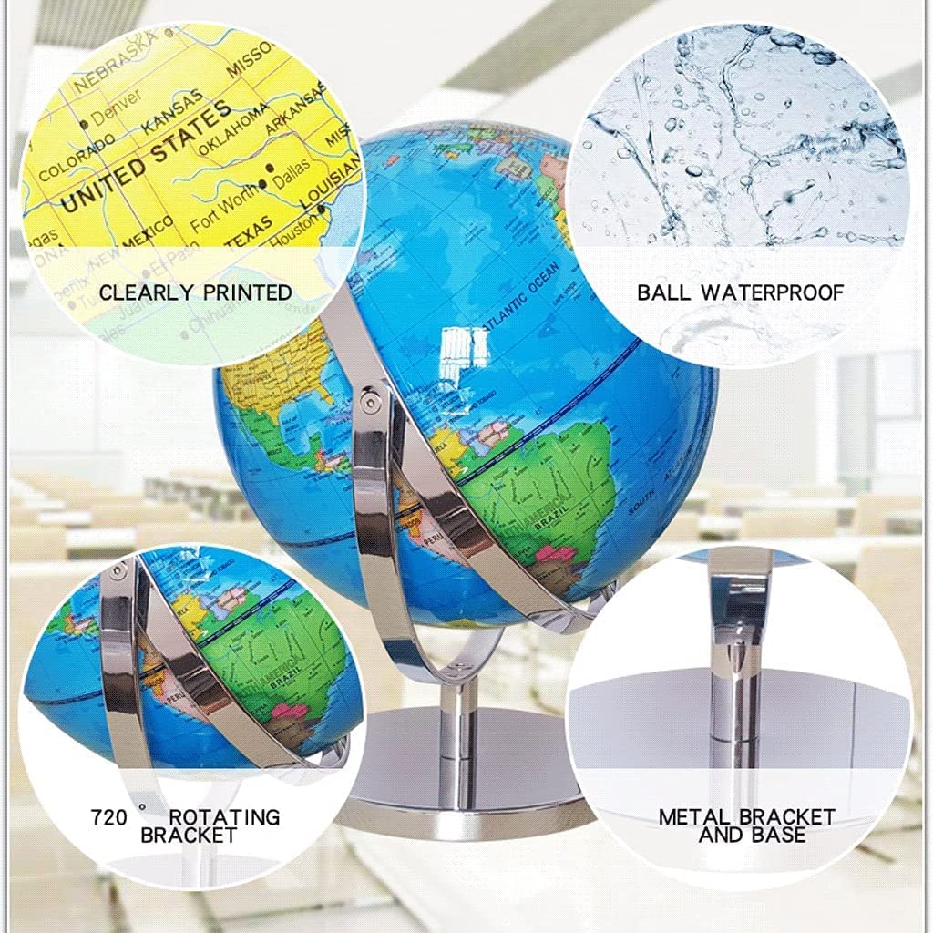 Amazon.co.jp: World Globe 12.5in LargeGlobes720°RotationGlobeof