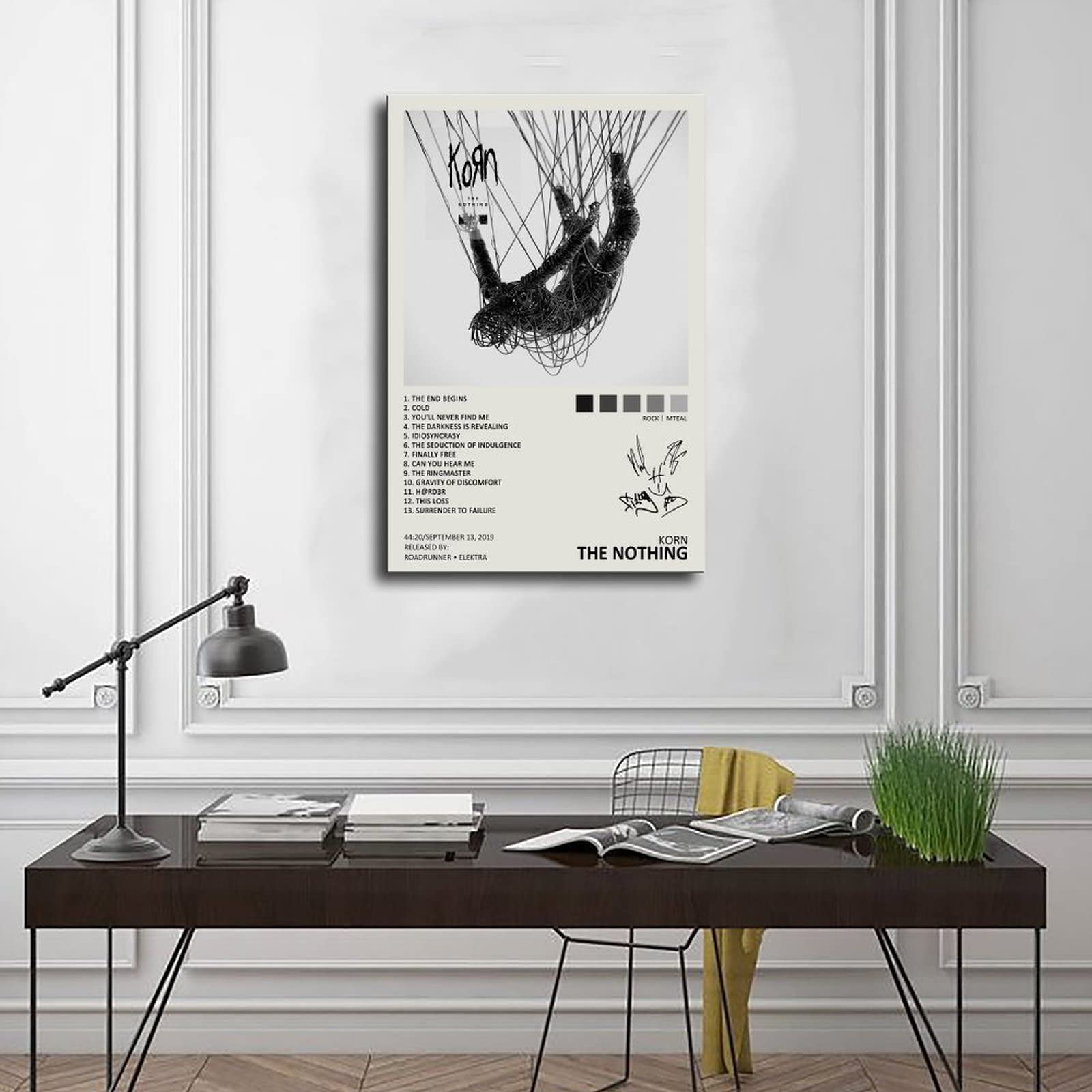 Poster Album Korn Kobrowse-n Sur Toile - Décoration Murale Moderne 40 X 60 Cm - Style Sans Cadre - 6