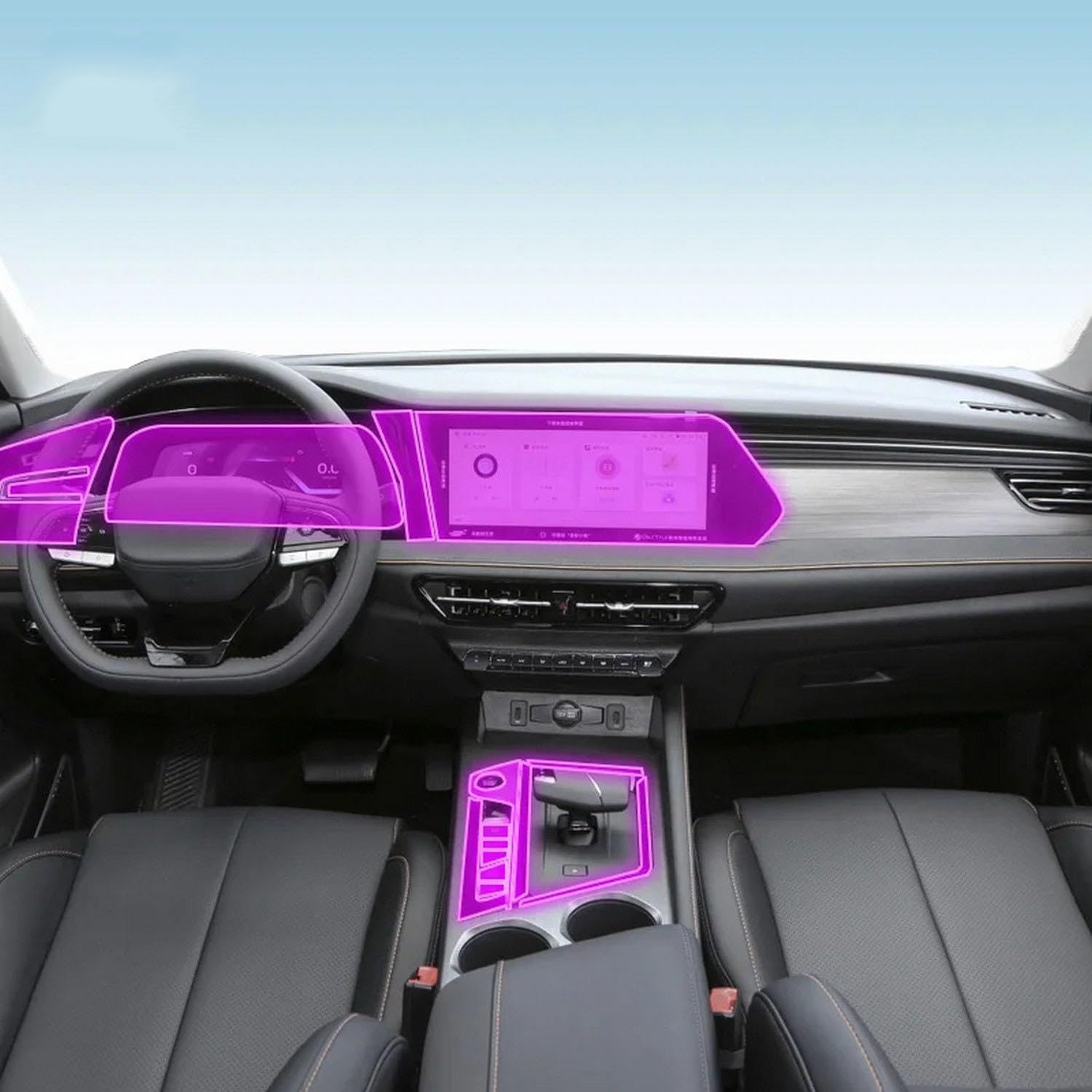 Film de protection en TPU pour Changan oshan X7 PLUS 2022-2023 console navigation GPS