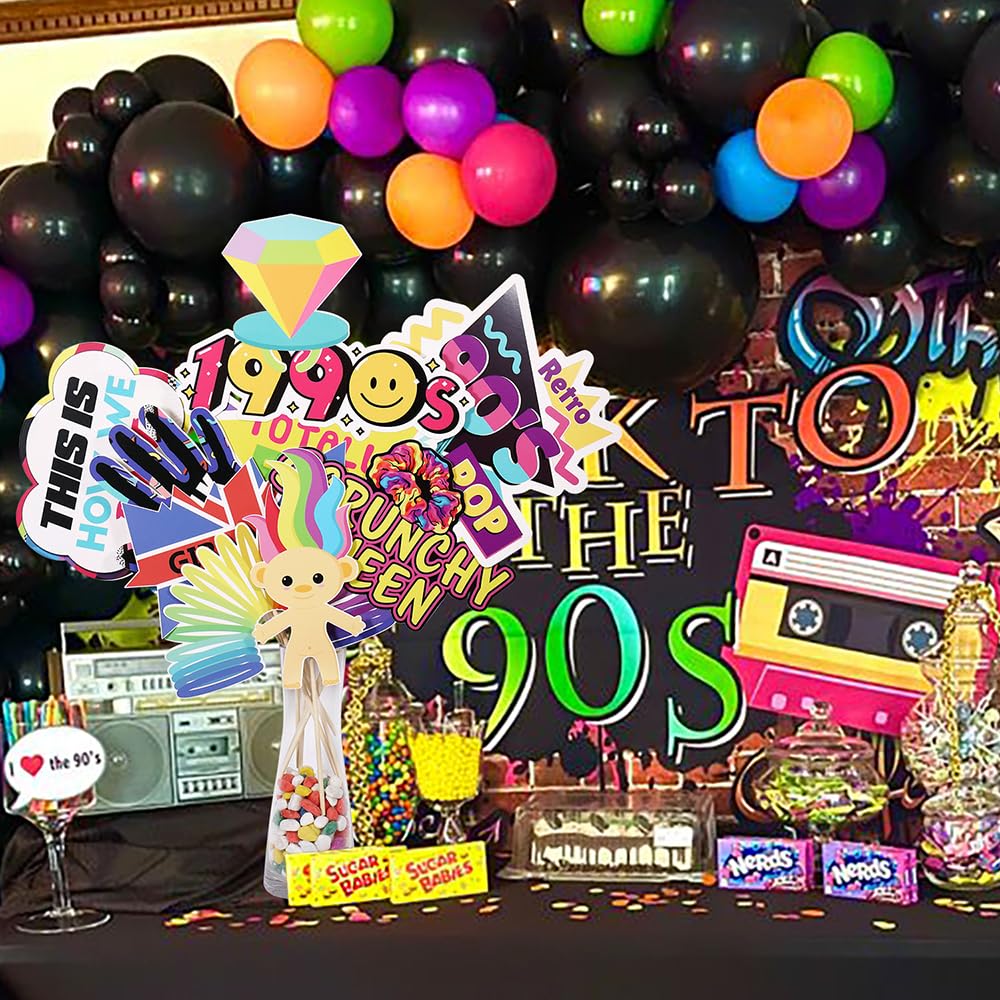39 Puntelli Per Cabina Fotografica Anni '90 | Accessori Per Feste Hip Hop E Decorazioni Rapper