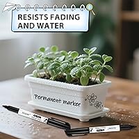 Vista 7 de coruscant Fine Point Permanent Markers Bulk, 18 Pack Quickly Drying, Waterproof, Smudge-proof, Fade Resistant Ink for Writing, Labeling on Plastic