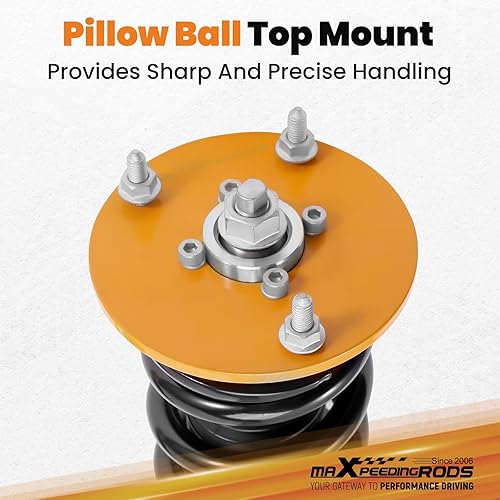 Miniatura 3 de maXpeedingrods Coilovers para Dodge Challenger SRT8 2008-2010, para cargador 2006-2010, kit de suspensión de coilover ajustable en altura, kits de