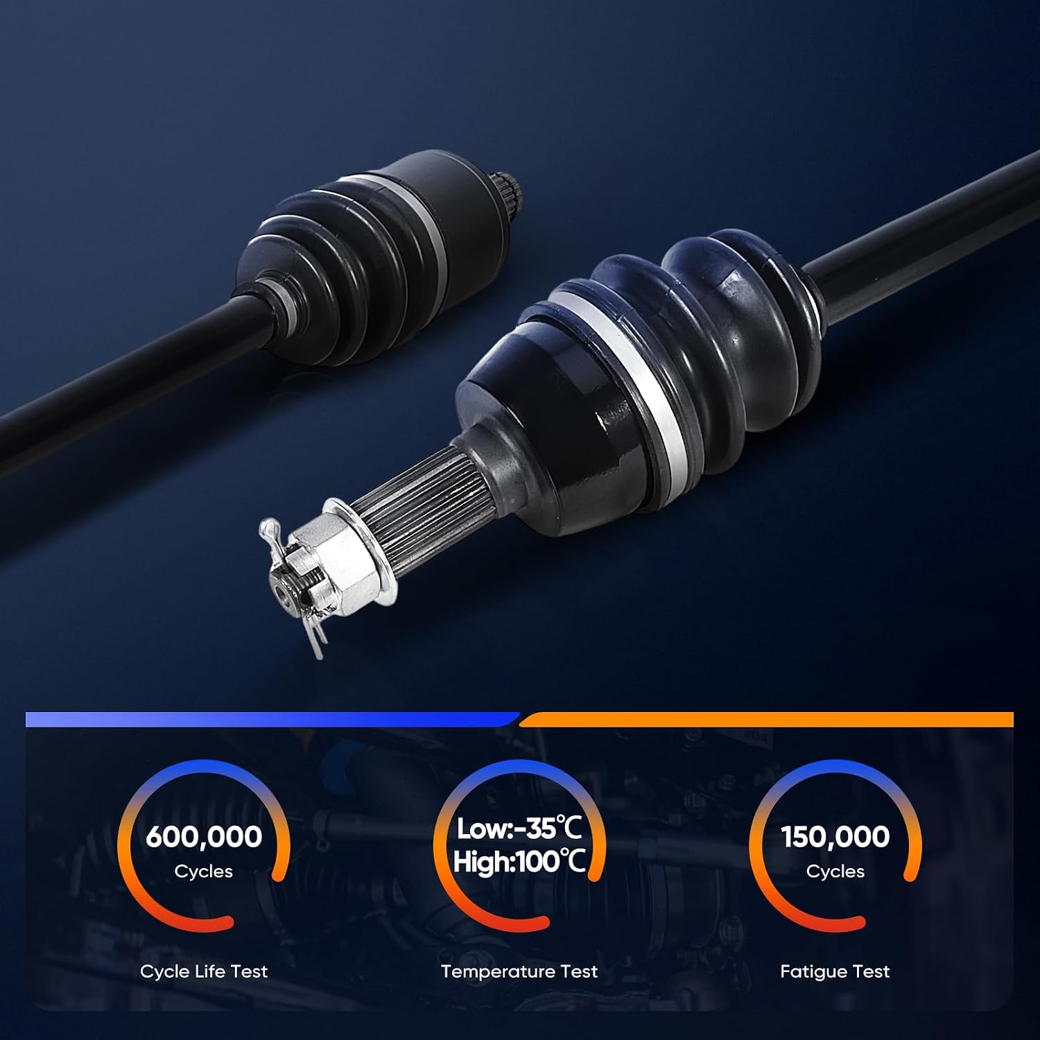 ECCPP CV Axle Drive Shaft Assembly fit for 2009-2016 for Polaris Ranger RZR S RZR 4 800 Front Left Right 1332637