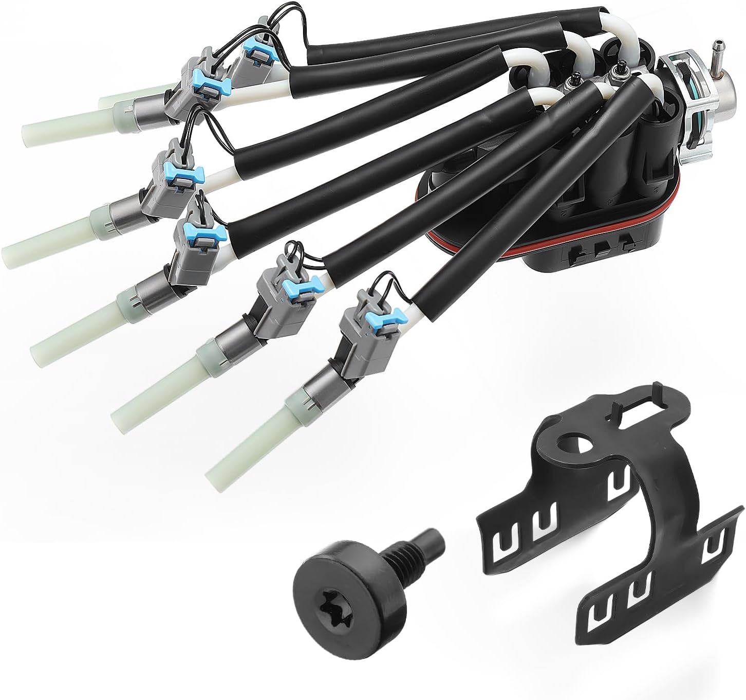 FJ503 Spider Fuel Injector Assembly 6 Cylinder Compatible with Chevy Blazer S10 Express,fit for Silverado Astro GMC Jimmy 1500 C1500 K1500 Safari Oldsmobile V6 4.3L 1996-2005 Replace FJ10565