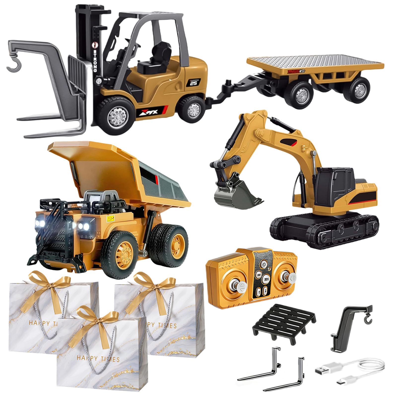 Mini RC Construction : Occupez vos enfants loin des écrans avec ce set 1/64 - 7