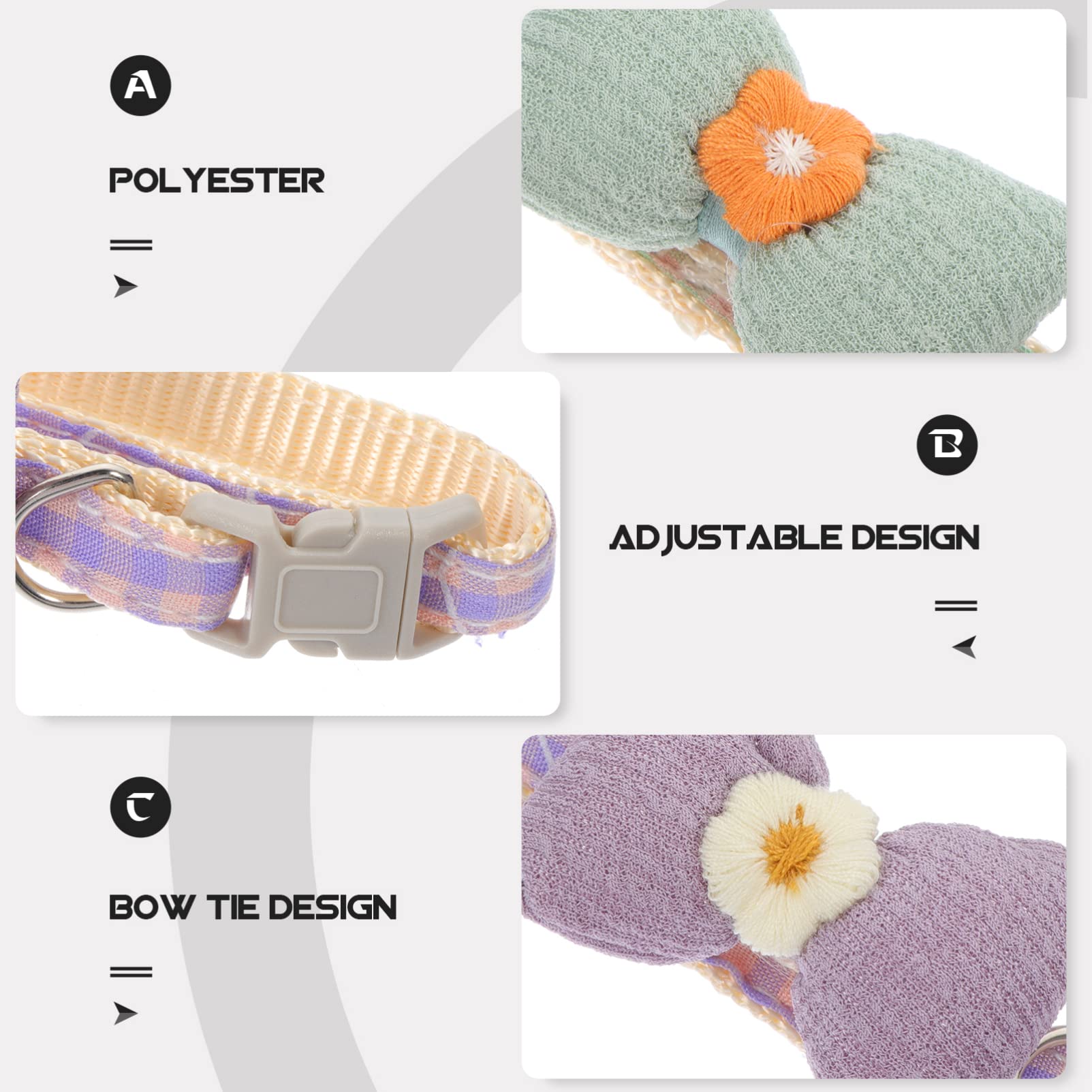 POPETPOP 10stücke Dekoratives Katzenhalsband Mit Schleife Anpassbares Festliches Hundehalsband Für Tägliche Nutzung Und Besondere Anlässe