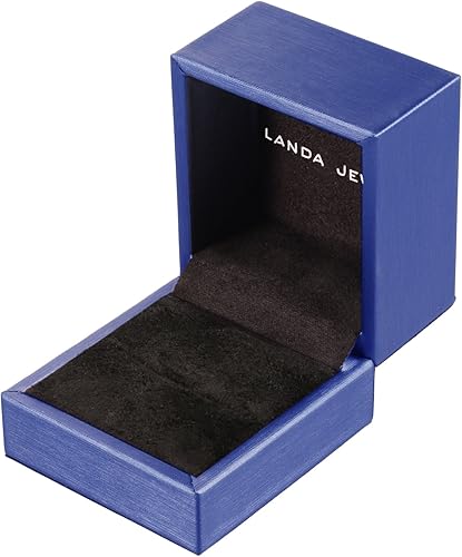 Miniatura 6 de Anillo de compromiso clásico de diamante de imitación de diamante de imitación de 6 puntas de oro blanco puro de 14 quilates de 2.0 quilates