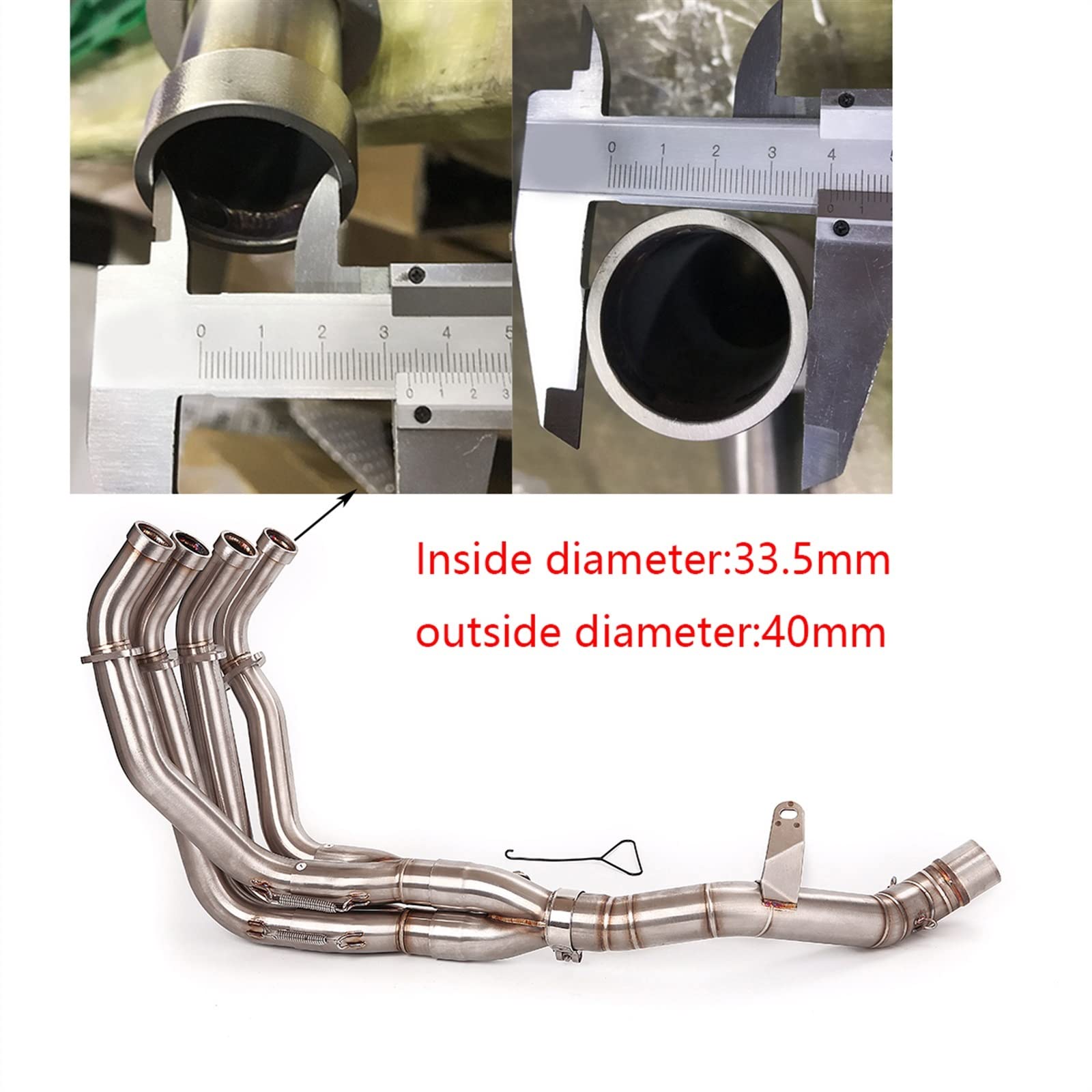 Junta De Escape Chapada En Cobre Para Kawasaki Z900, Z900RS Y ZR900 (4 Piezas) - 42x36x2 Mm, Alta Resistencia Térmica