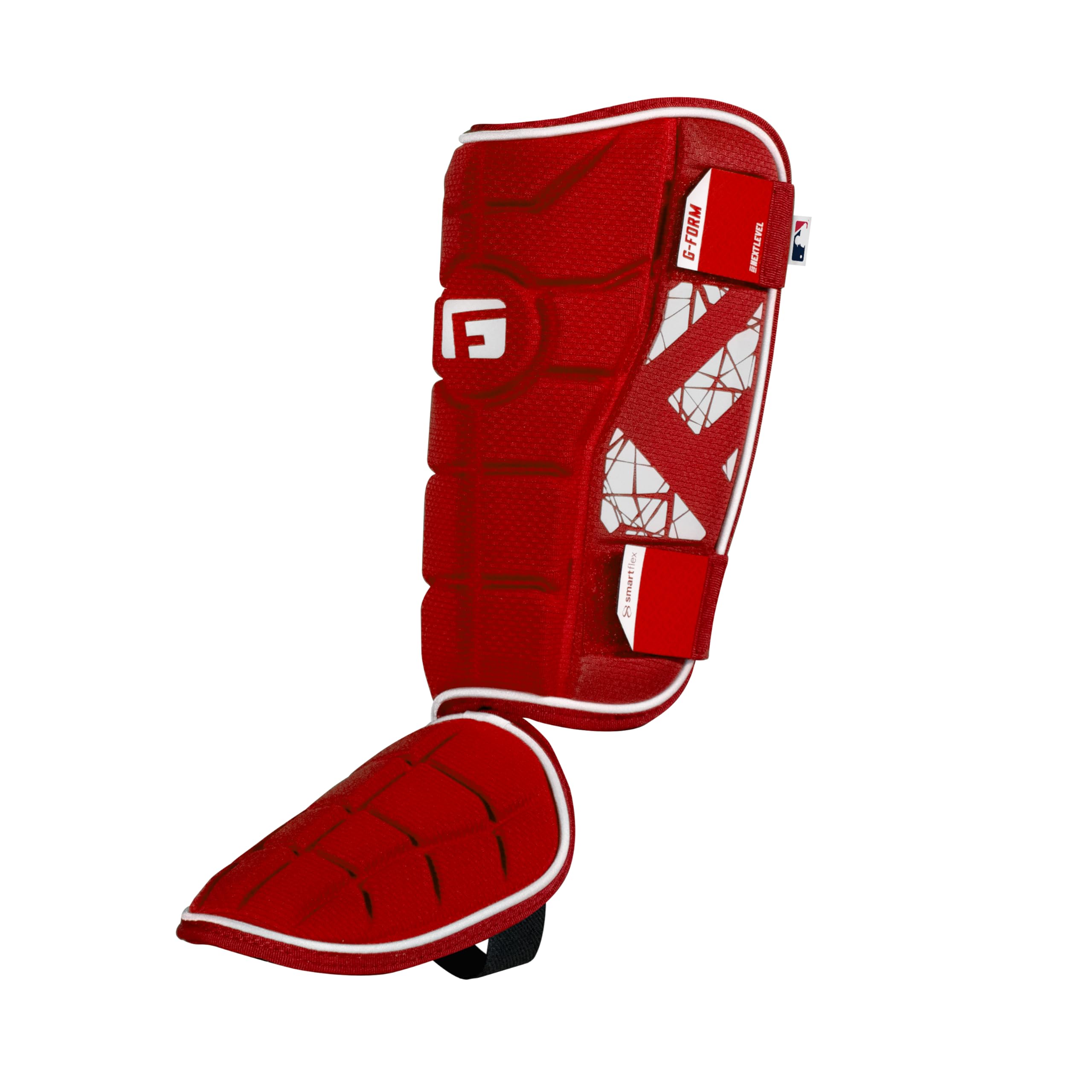 G-Form MLB Elite Batter's Baseball Leg Guard, Red, Youth LH Hitter