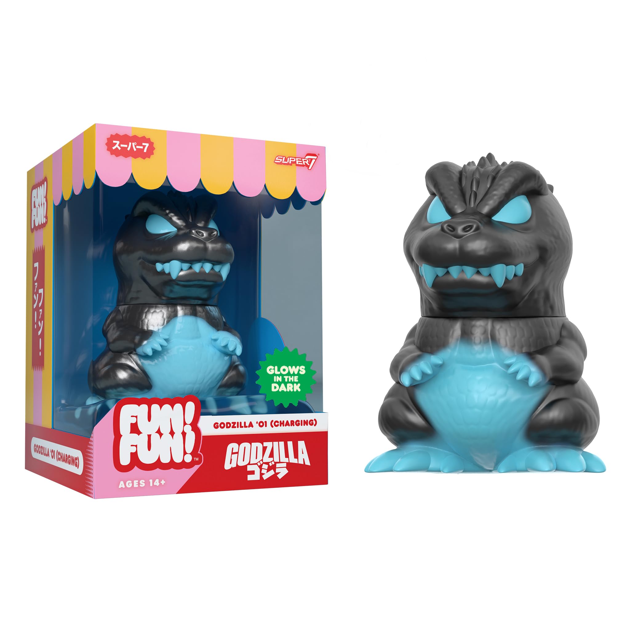 Amazon.com: Super7 Fun! Fun! Toho Godzilla '01 Charging Vinyl