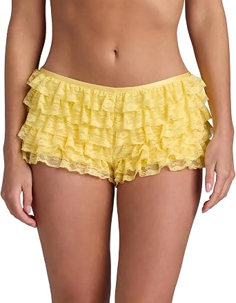 الدانتيل كشكش بلومرز النساء لوليتا ميني شورت شبكة اليقطين مايكرو بوي قيعان تكدرت Pettipants طبقات سراويل
