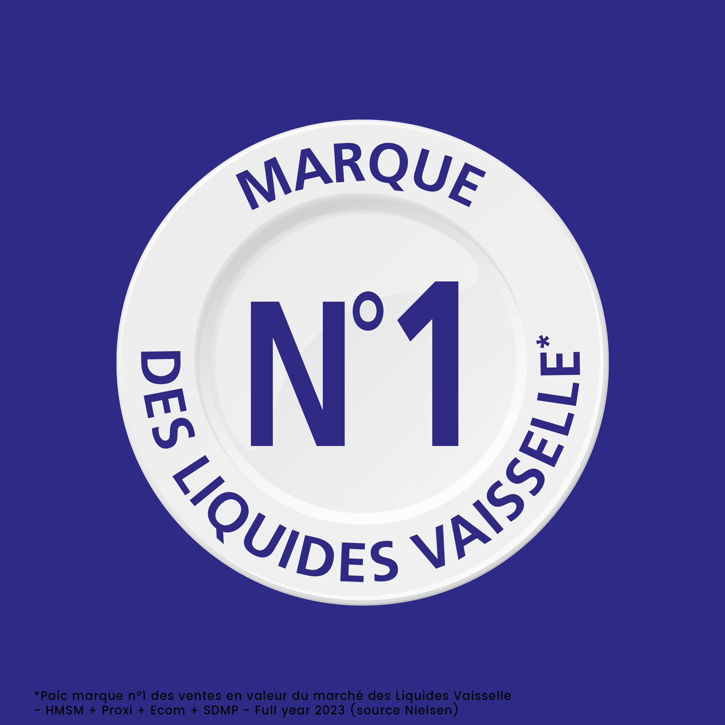 PAIC - Liquide vaisselle Actifroid Parfum Menthe - efficacité dégraissante même avec une eau à 18°C - 500ml - LOT de 12