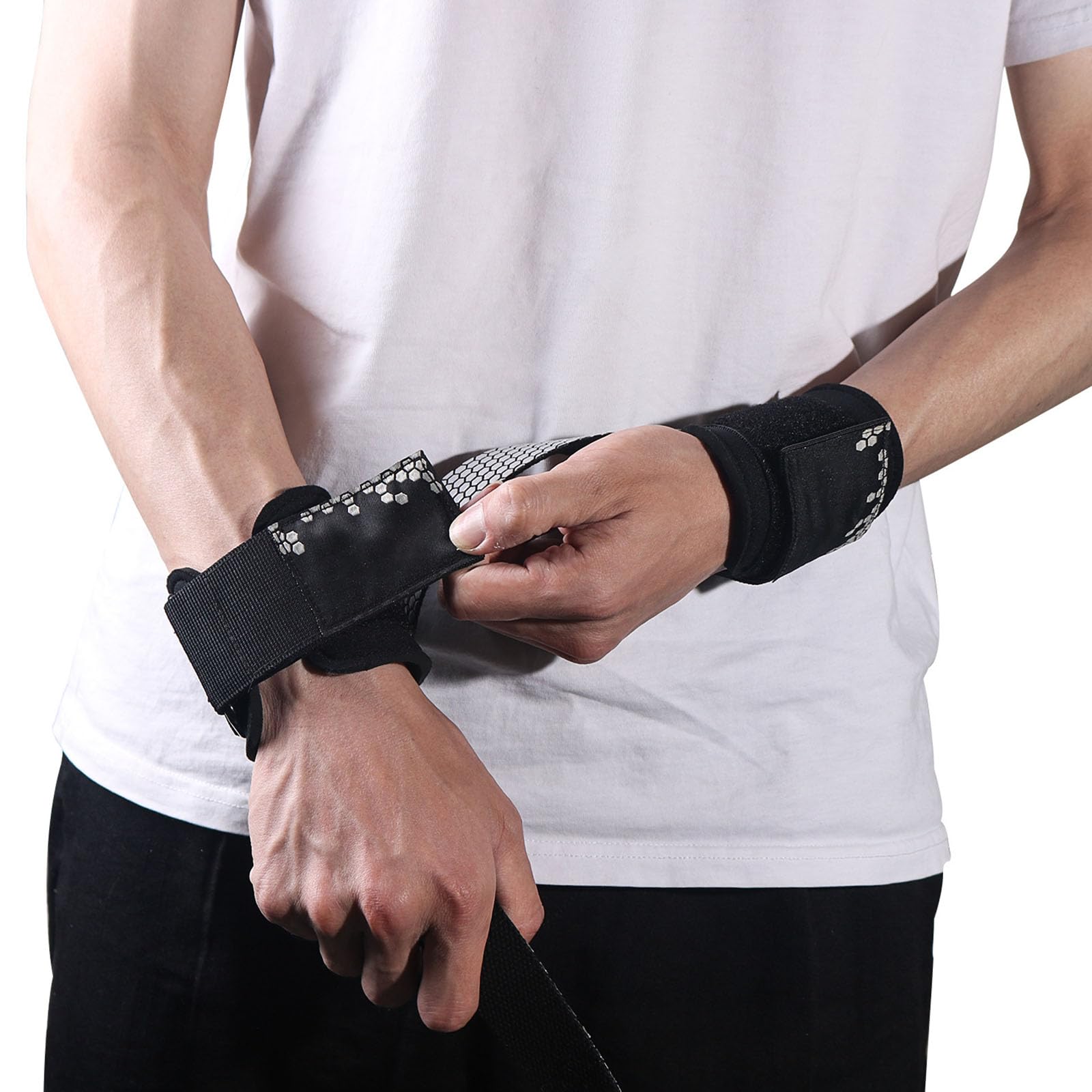Cinghia di Fitness Traspirante Sollevamento Polso Palestra Accessori Per Forza Allenamento Deadlift Sport All'aria Aperta Sollevamento Pesi Deadlift Per
