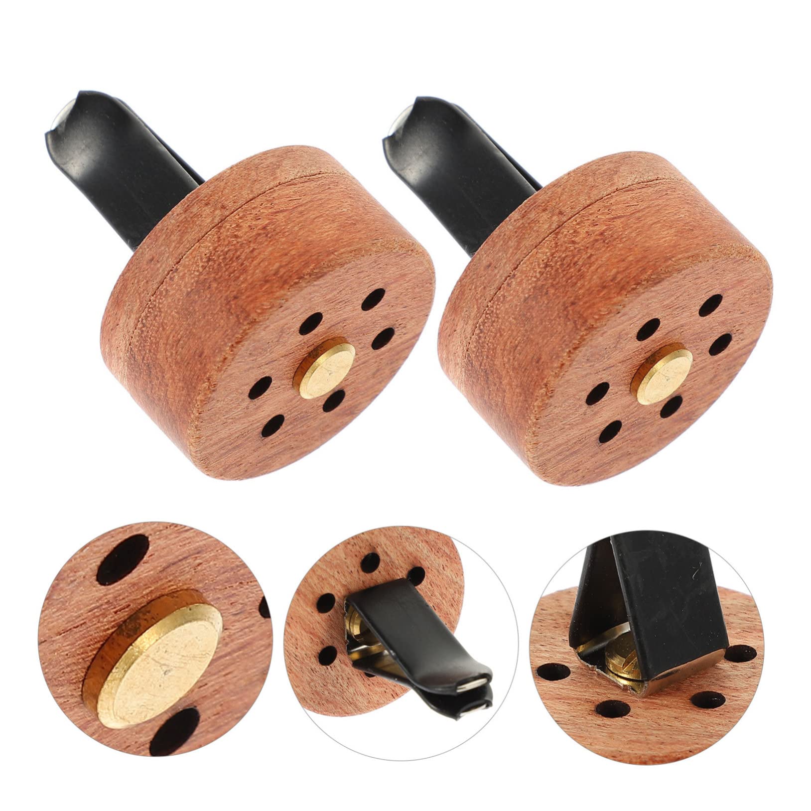MAGICLULU 4 Set Di Diffusori Di Per Auto Diffusori Di Fragranze Di Legno Non Ignifughi Fatti A Mano Decorativi 2 Pezzi*4